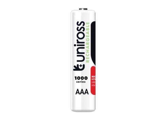 Uniross Hybrio AAA 1000 mAh NiMH Rechargeable Batteries Pack of 2